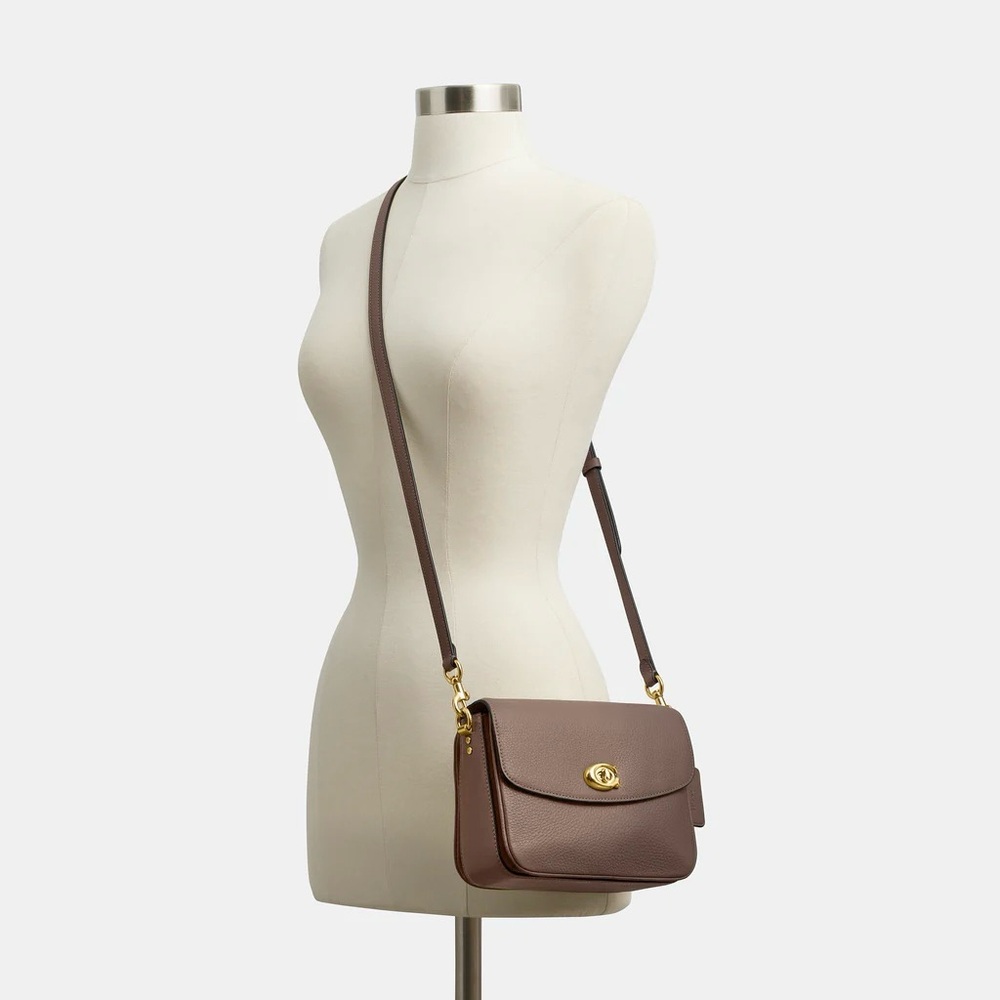 Coach Women’s Cassie 19 Leather Crossbody - Dark Stone - Picture 5 of 10